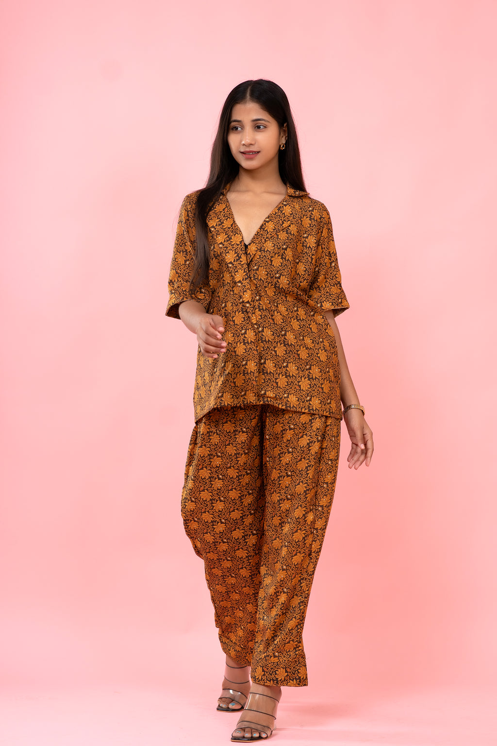 Amber Blossom Co-Ord Set