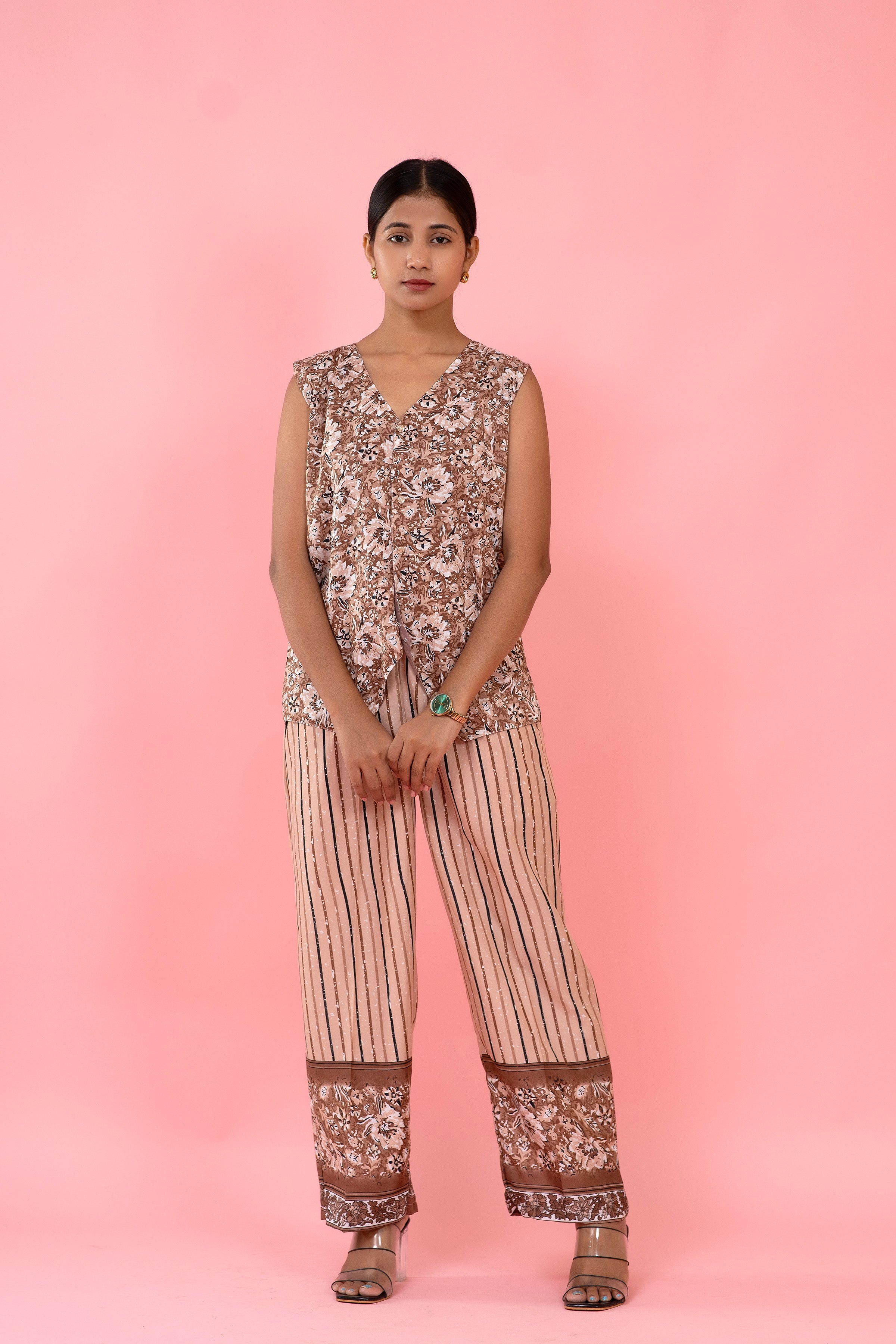 Blush Meadow Printed Co-Ord Set