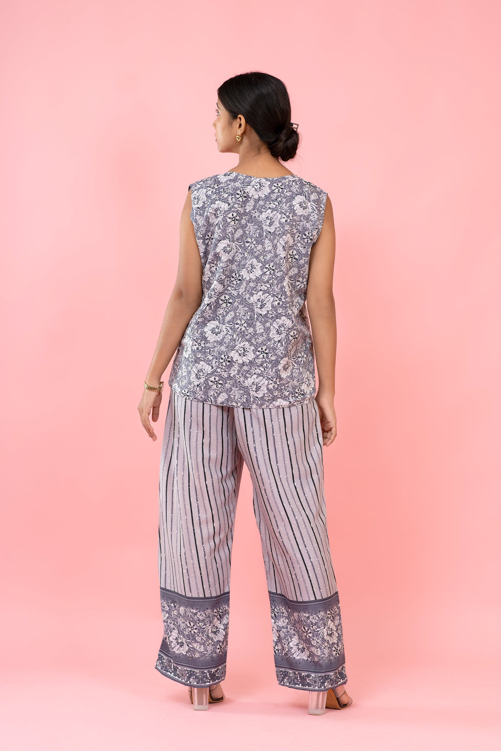 Lavender Bloom Printed Co-Ord Set