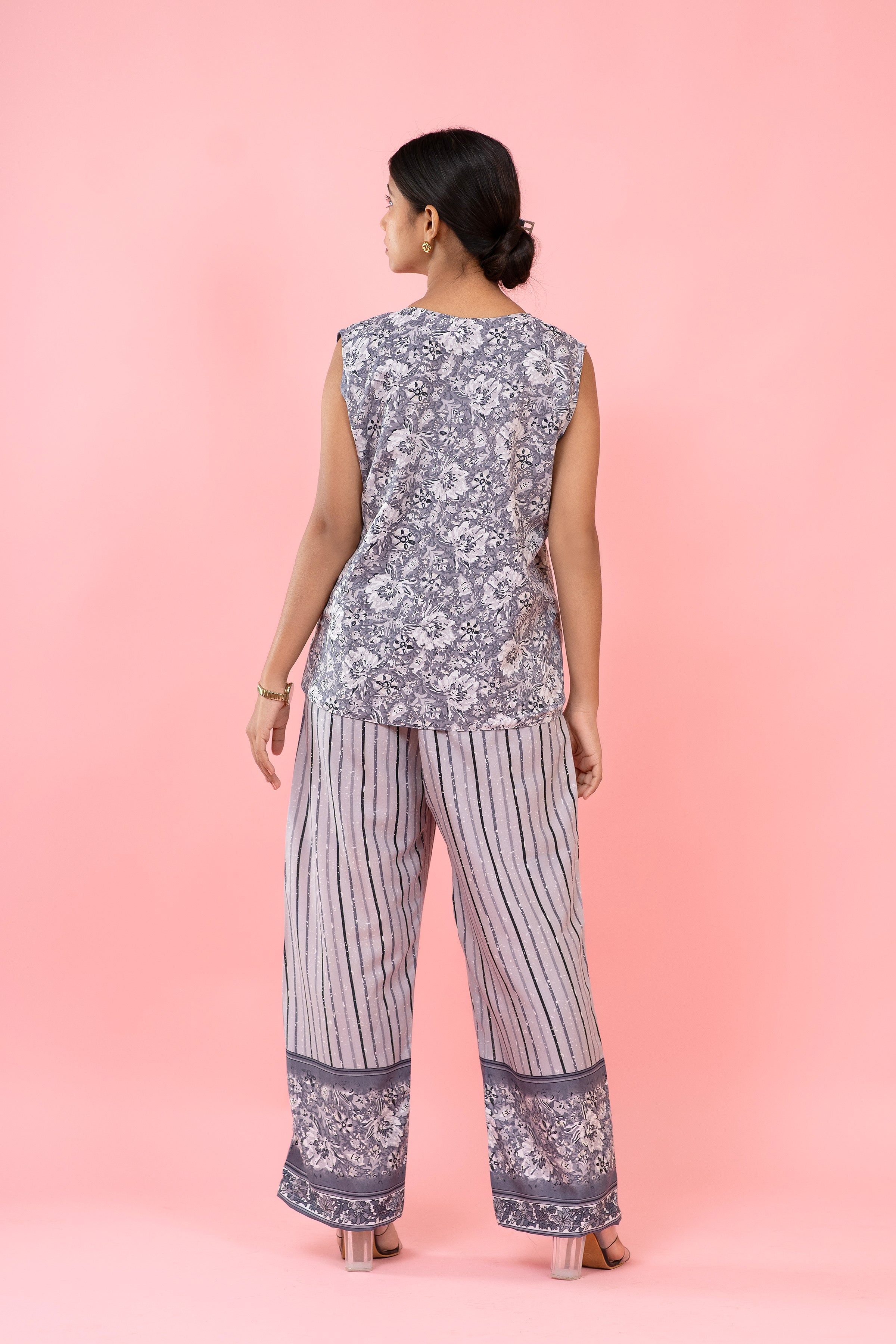 Lavender Bloom Printed Co-Ord Set