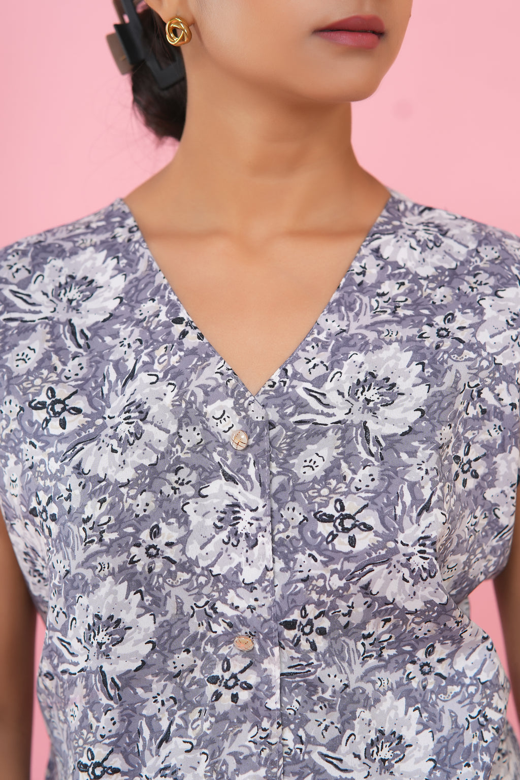 Lavender Bloom Printed Co-Ord Set