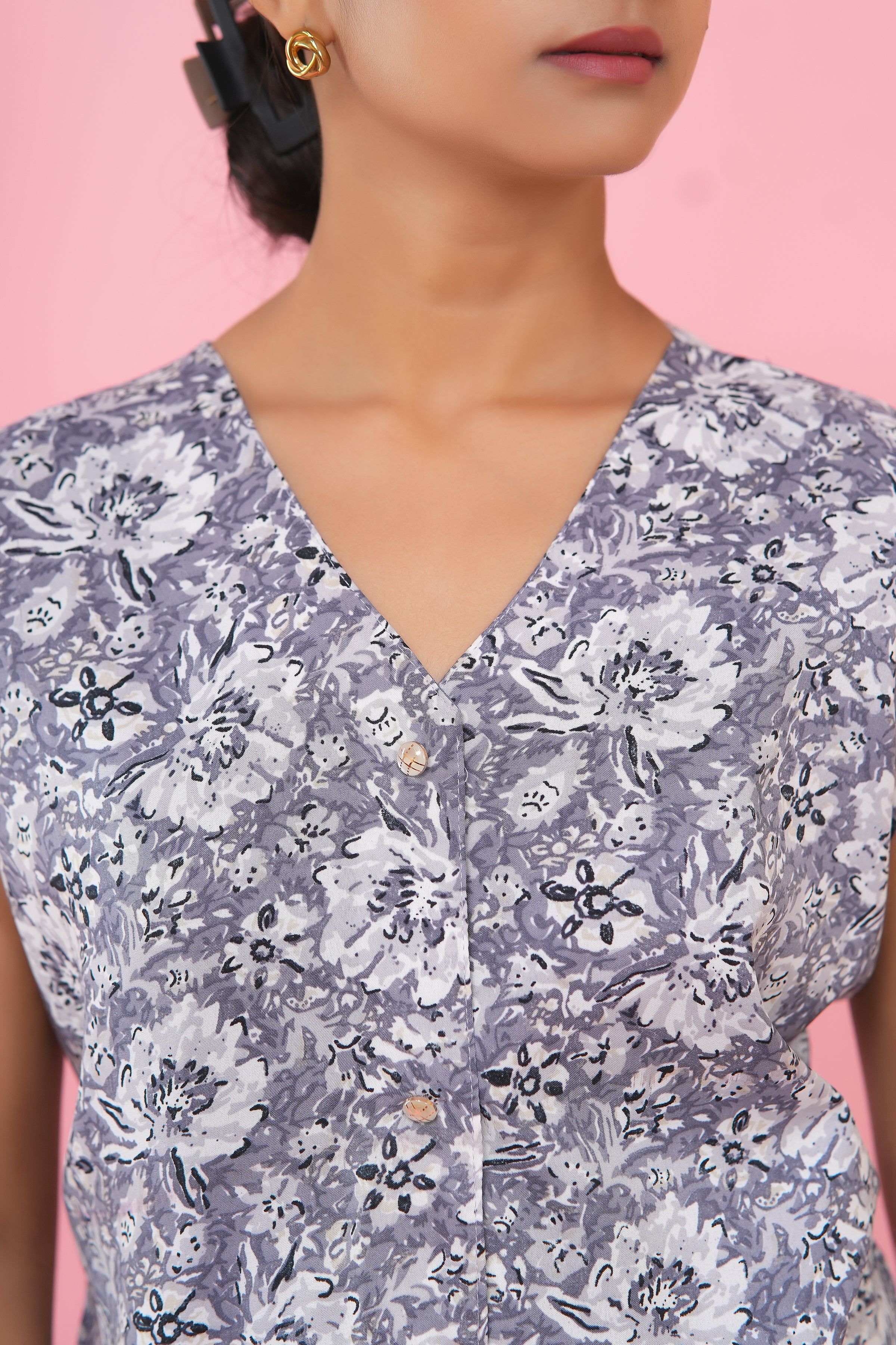 Lavender Bloom Printed Co-Ord Set