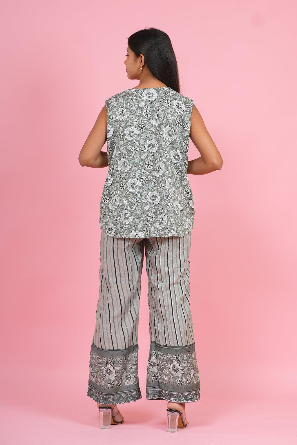 Sage Bloom Printed Co-Ord Set