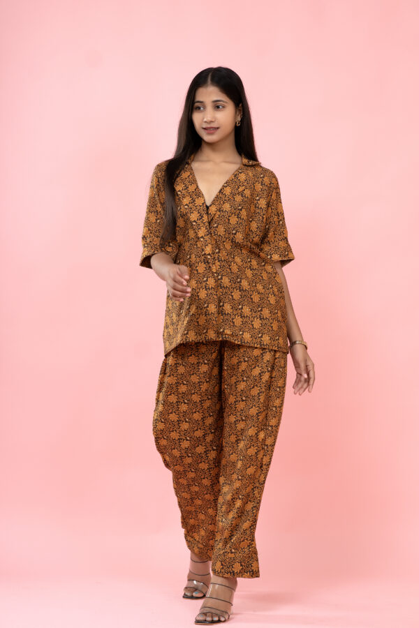 Rust Vintage Bloom Co-Ord Set - Image 4