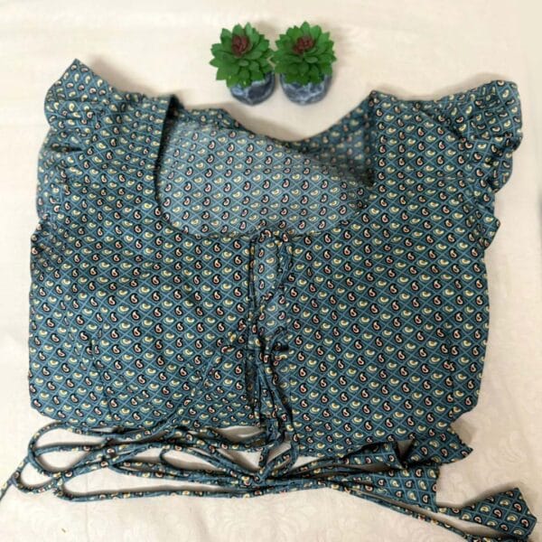 Olive Drape Kurti Shrug